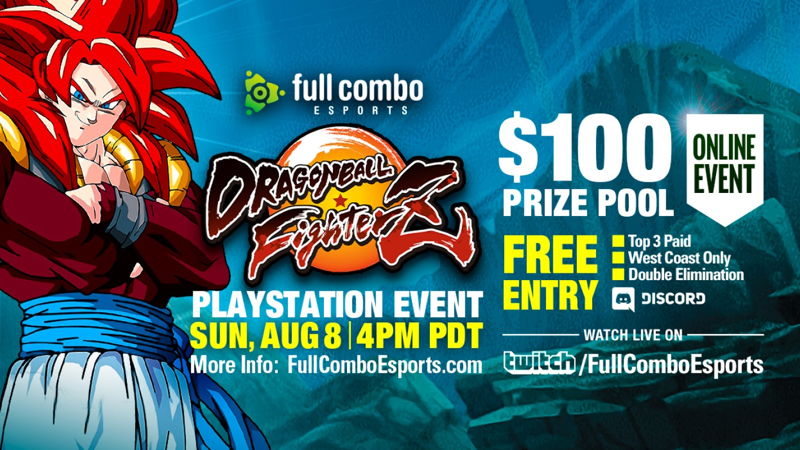 Dragon Ball Fighter Z Free $100 PSN Tournament (Aug 8) - Overview